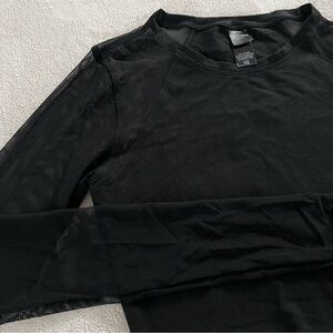 Victoria’s Secret Sport Mesh Sleeves Crop Top